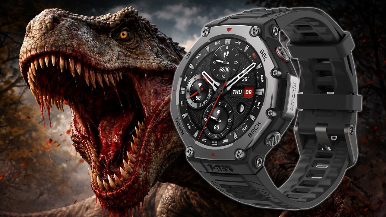 [26/02/2026] Urzeit-Akku für 27 Tage: Amazfit T-Rex 3 im Amazon-Deal, mit Offline-Karten, NFC-Zahlung und 170+ Sportmodi