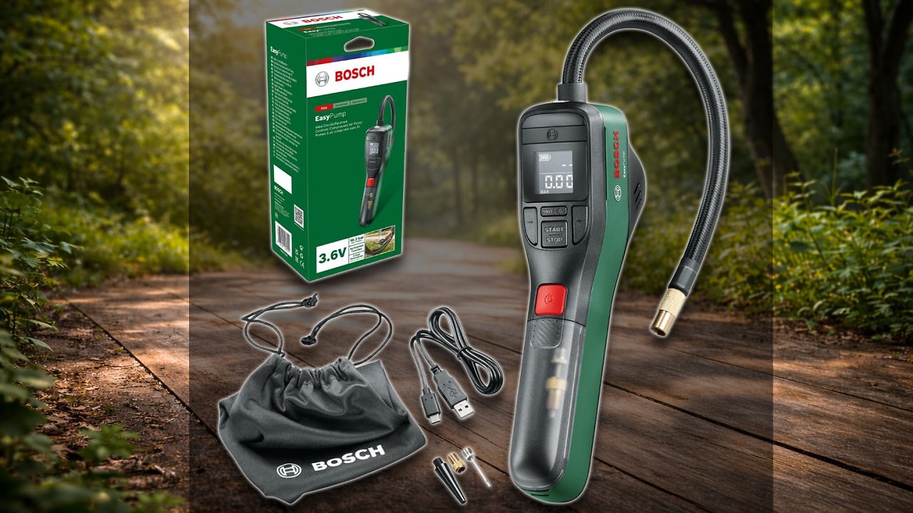 [11/02/2026] Bosch-Preis kracht auf Spitzenwert: Bei Amazon 42 % Rabatt für Topseller-Luftpumpe schnappen