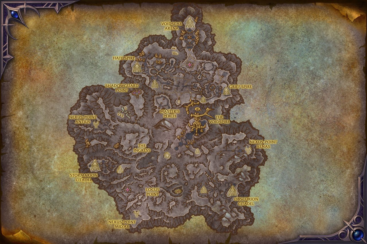 [20/02/2026] Die Karte vo Leerensturm in WoW : Midnight.