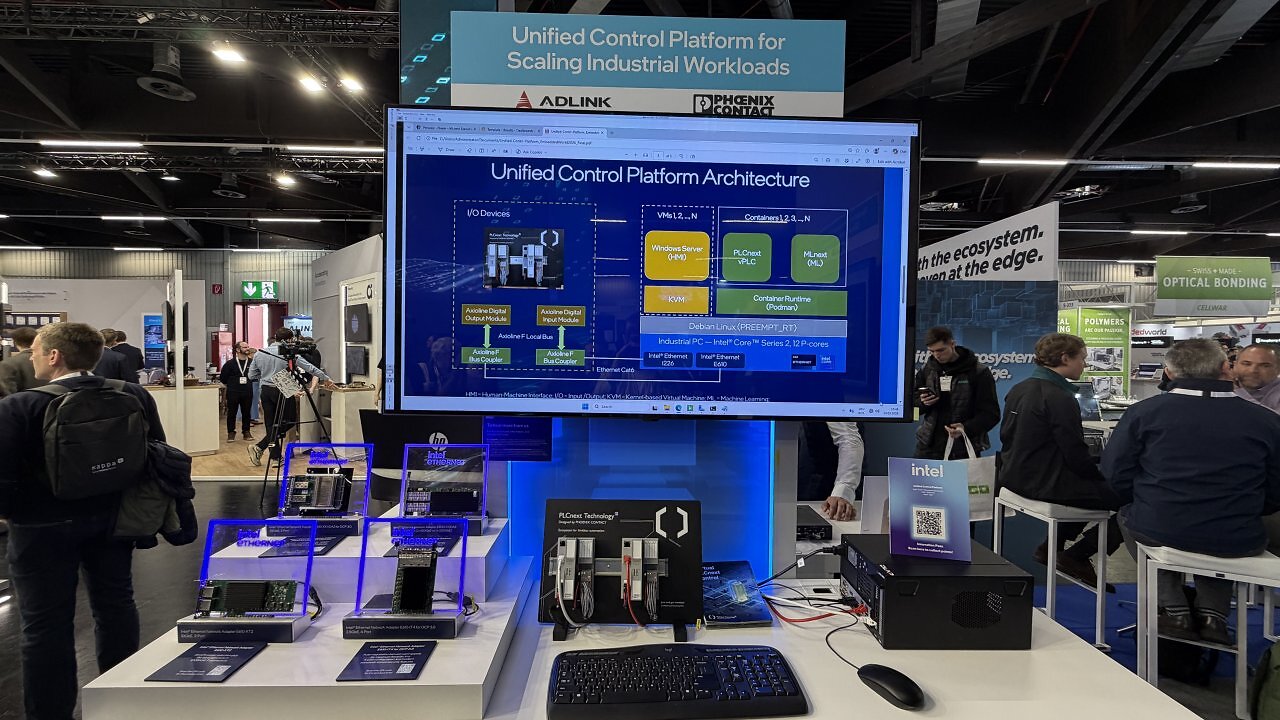 [10/03/2026] Weitere Eindrücke vom Intel-Stand auf der Embedded World (2)
