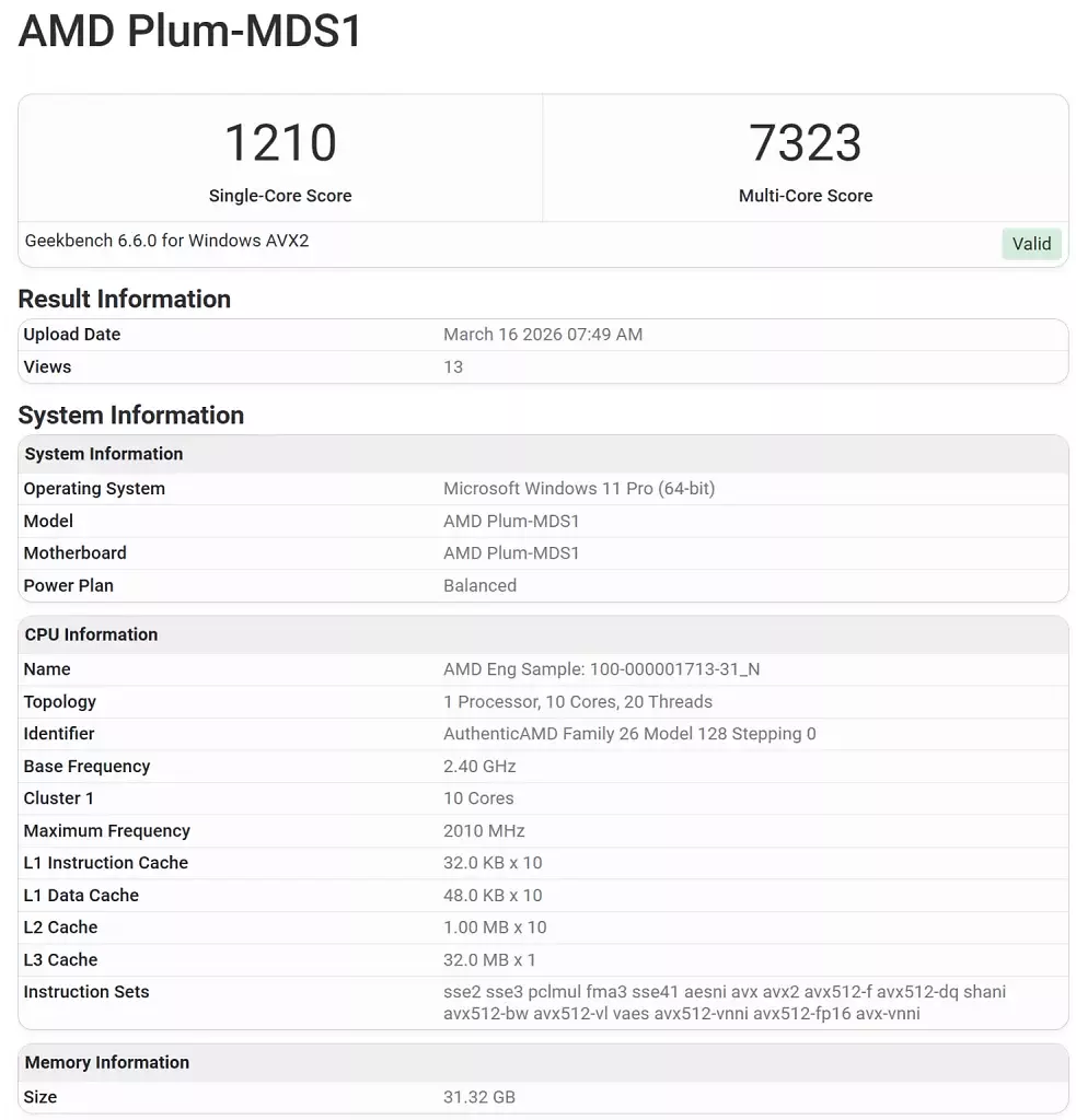 [16/03/2026] AMD Medusa Point