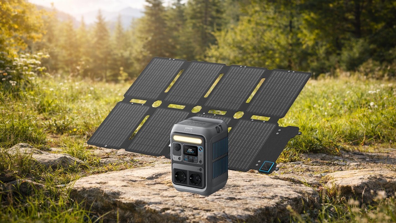 [04/03/2026] Anker SOLIX C300 Tragbare Powerstation + 100W Solarpanel, 288Wh LiFePO4 Akku, 300W (Max 600W) Solargenerator Bundle, 140W Beidseitige Schnellladeleistung, Für Camping, Reisen, Notfälle & unterwegs Amazon Angebot
