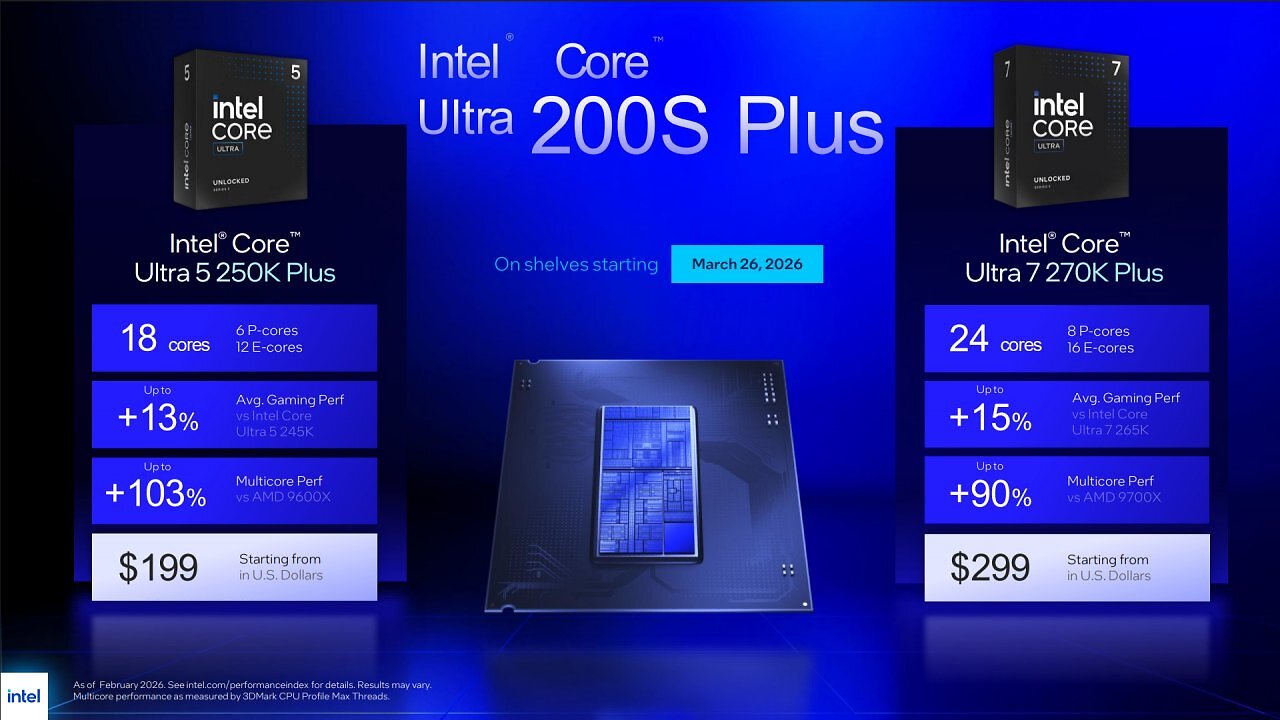 [11/03/2026] Intel legt bei Desktop-CPUs nach: Core Ultra 7 270K und Ultra 5 250K sind offiziell (10)