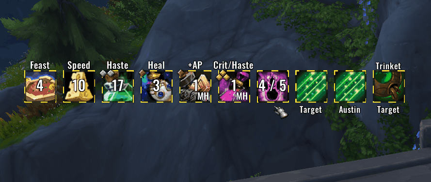 [05/03/2026] So sieht Clickable Raid Buffs im Spiel aus.
