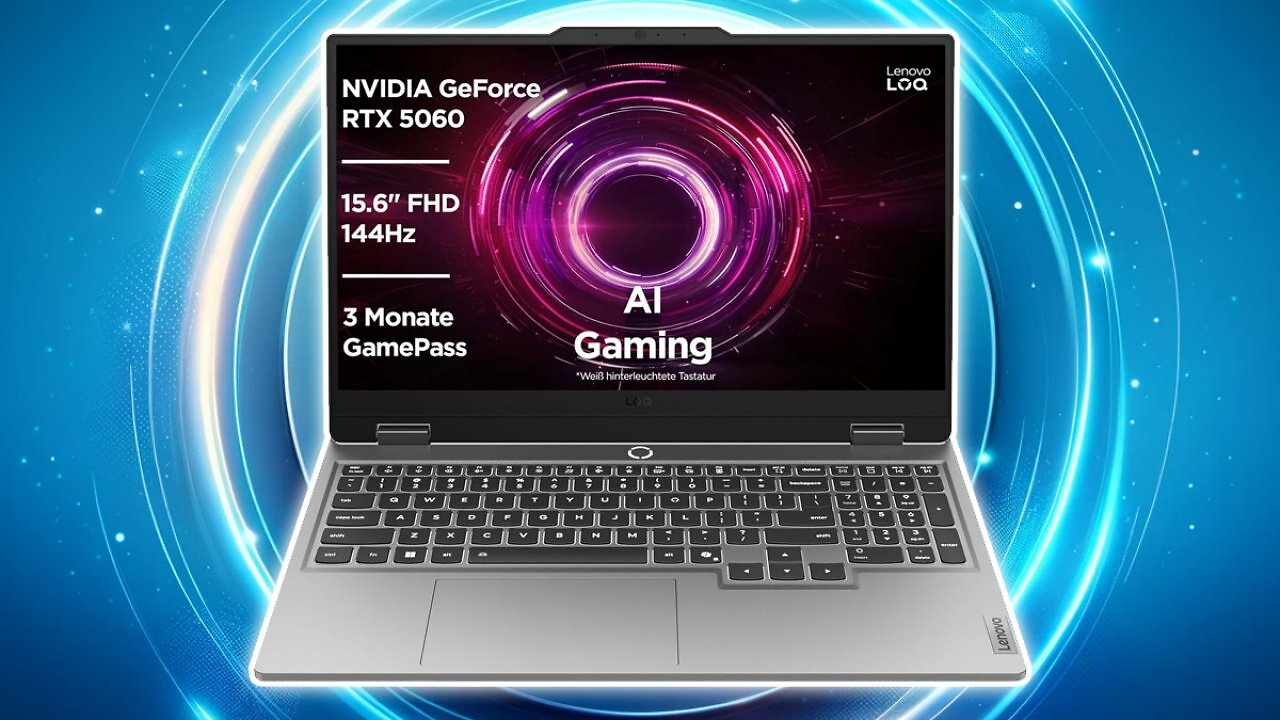 [24/03/2026] Lenovo-Notebook günstig wie nie: RTX 5060 und Ryzen 7 250 für den schmalen Geldbeutel