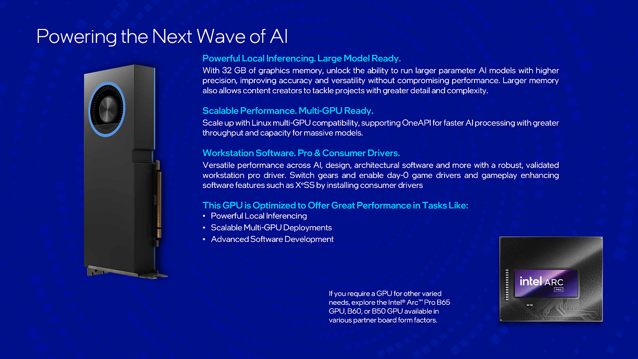 Intel Arc Pro B70 Overview 2