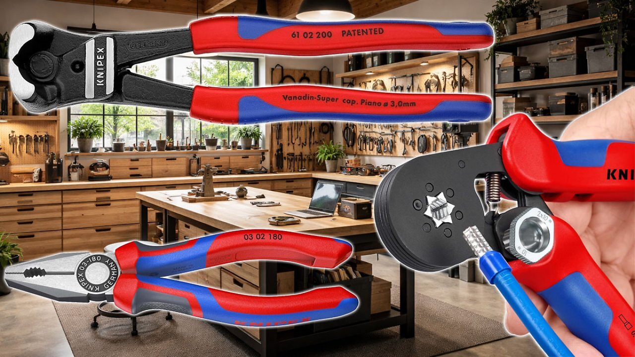 [19/03/2026] Amazon-Preisfall: Knipex Kombizange nur 13,48 €; Mini-Bolzenschneider und Crimpzange