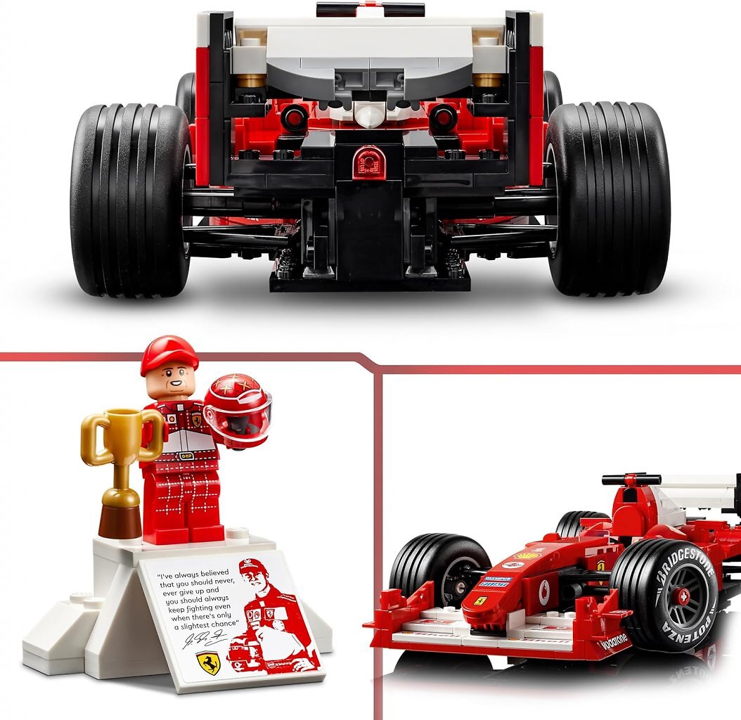 [06/03/2026] Lego Icons Ferrari F2004 mit einer Minifigur von Michael Schumacher