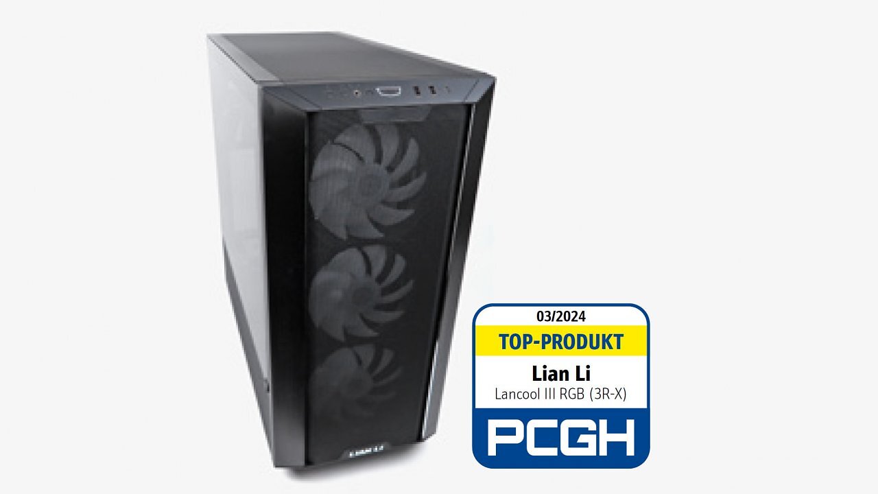 [15/03/2026] Das Antec-Gehäuse hat das Lian Li Lancool III überholt.