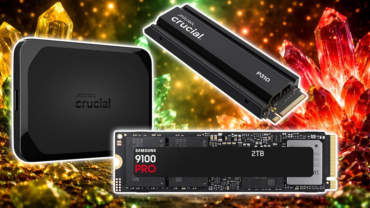 [10/03/2026] SSDs bei Amazon Frühlingsangeboten: Bestpreis für Samsung 9100 Pro, Crucial für 75 €/TB
