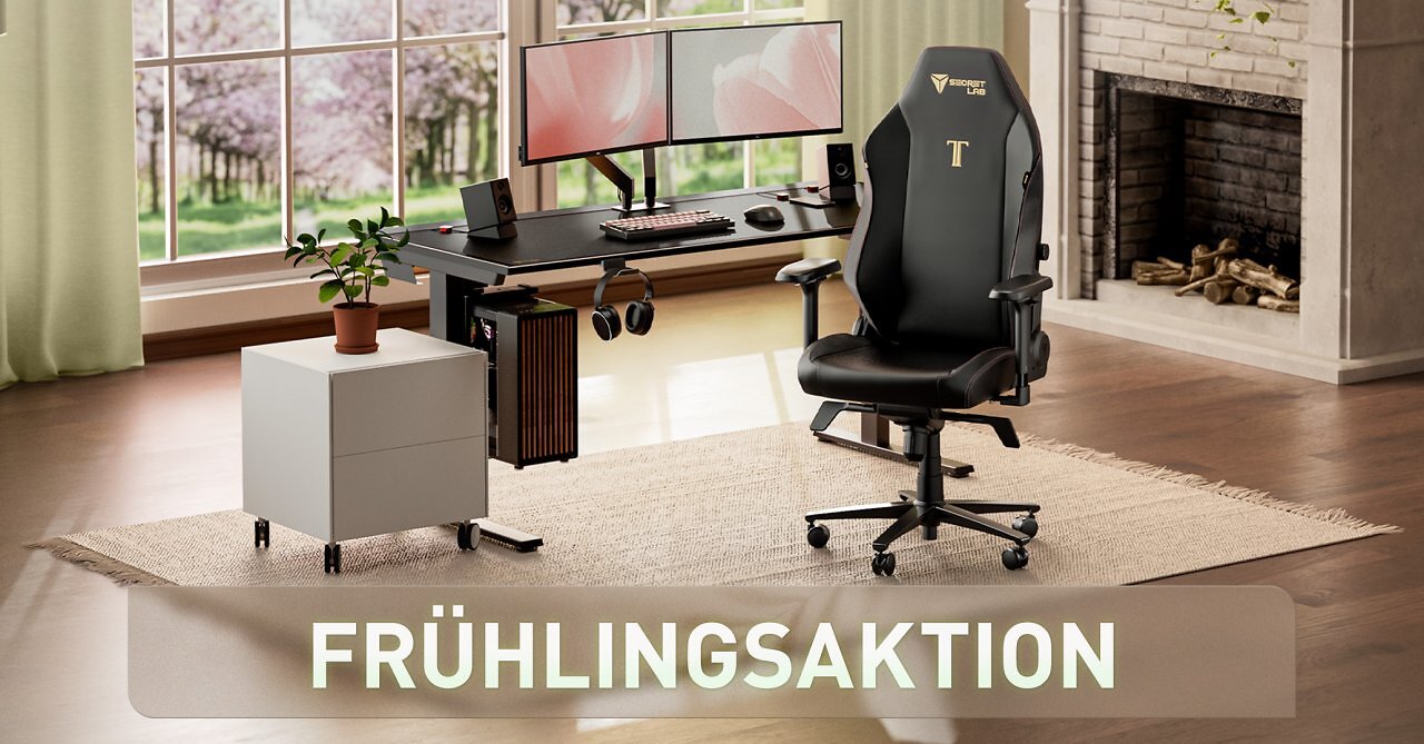 [20/03/2026] Secretlab Frühlingsaktion: Bis zu 119 € bei Gaming-Stühlen und -Tischen sparen!