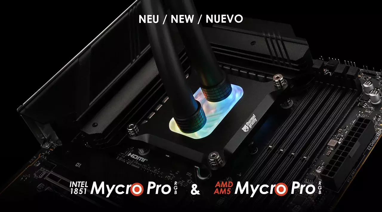 [25/03/2026] Mycro Pro RGB: Neue CPU-Wasserkühler von Thermal Grizzly