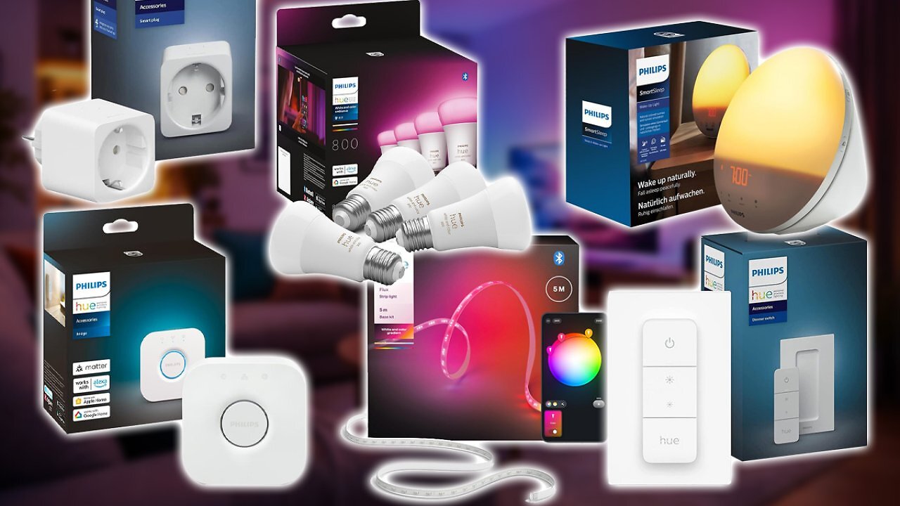 [11/03/2026] Amazon räumt Philips Hue raus und schlägt 40 % Rabatt obendrauf: Hue Bridge, Lightstrip, Stehlampe & mehr