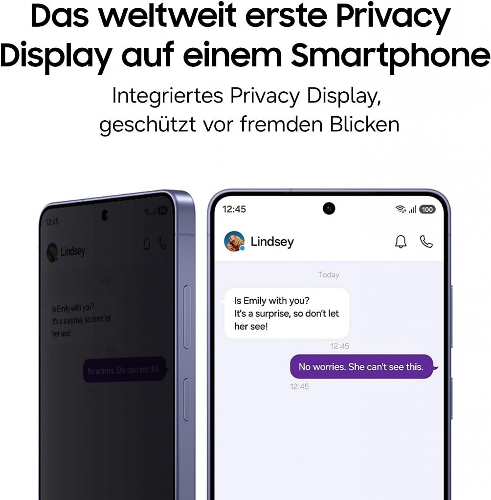 [09/03/2026] Nur das Galaxy S26 Ultra besitzt ein 6,9 Zoll großes Privacy-Display.