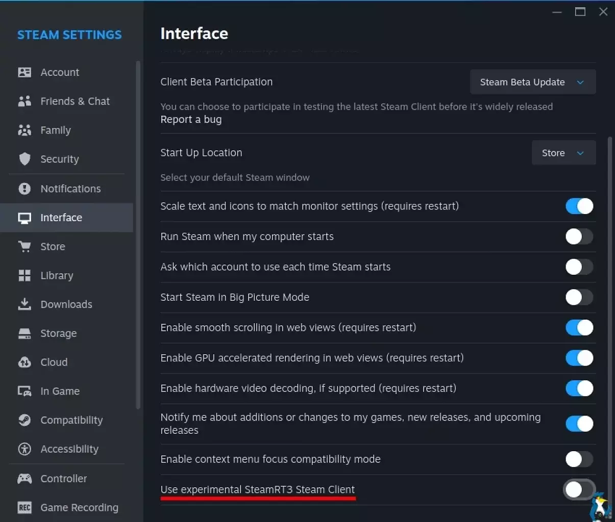 [20/03/2026] Steam Beta