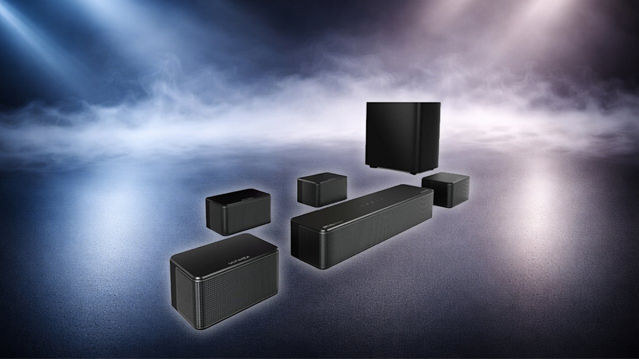 [19/03/2026] ULTIMEA 7.1 Surround Sound System für TV mit Dolby Atmos, App Steuerung, 4 kabelgebundene Surround-Lautsprecher, 460W Soundbar für Smart TV mit Wireless Subwoofer, Heimkino Sound System, Poseidon D80 Amazon Angebot