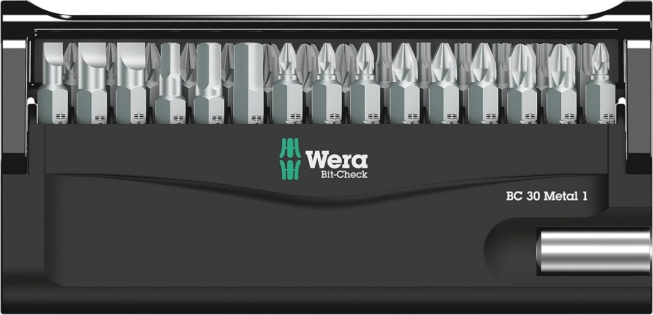 Der Wera Bit-Check 30 setzt auf PZ, PH, Torx und Co.