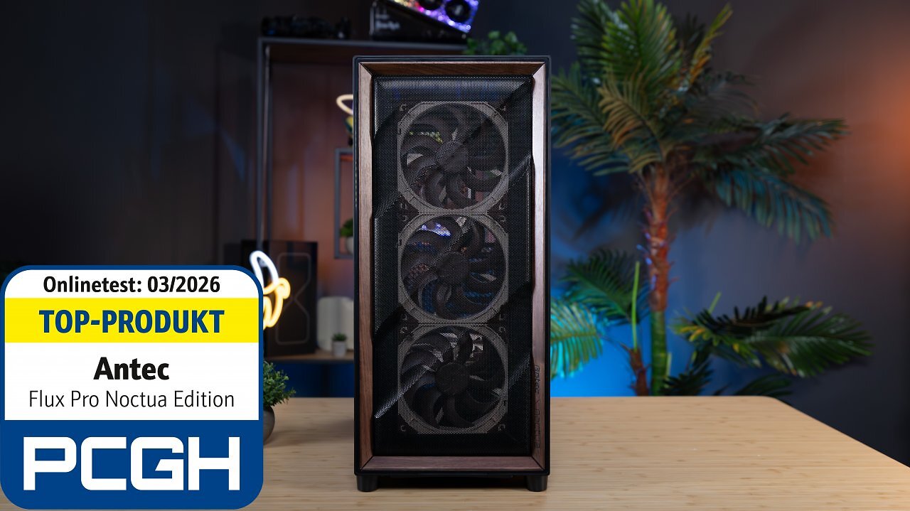 [13/03/2026] Das Antec Flux Pro Noctua Ediition erhält den Award als Top-Produkt.