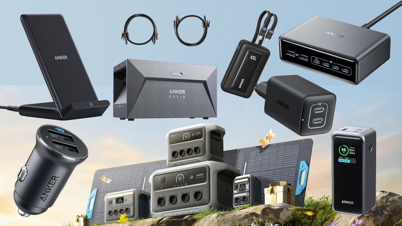 Anker im Preisrutsch: Amazon rabattiert USB-Ladegeräte, Powerbanks und Balkonkraftwerk-Speicher, aber nur bis Sonntag