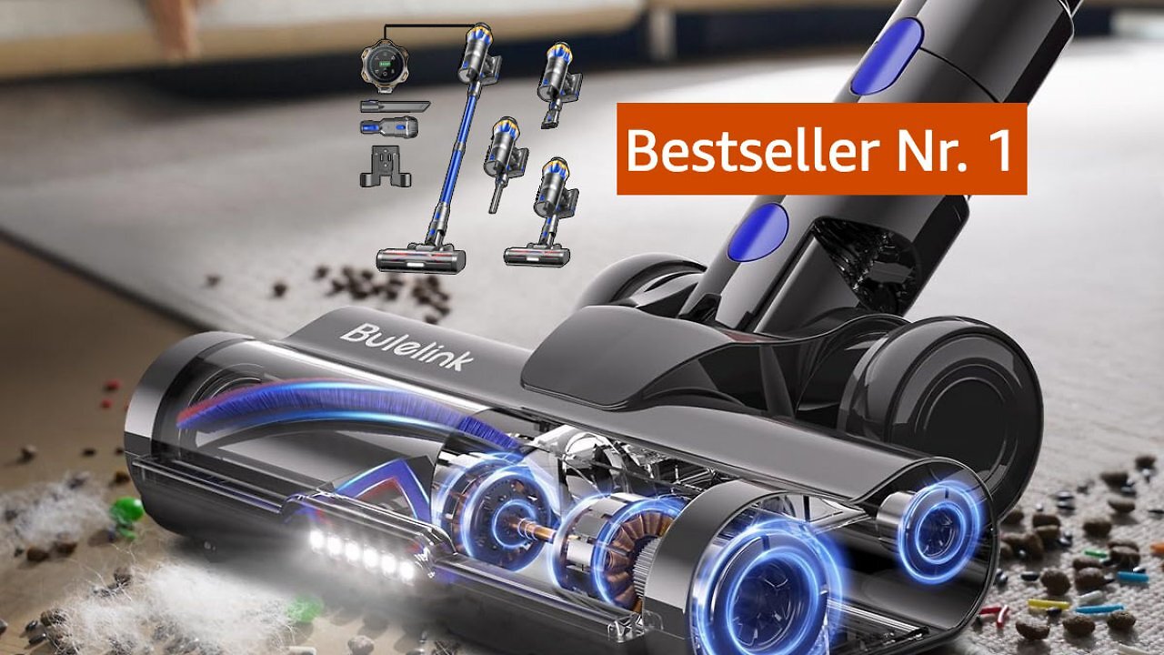 Dyson geschlagen: Bestpreis für beliebten Akku-Staubsauger mit Anti-Tangle-Bürste gegen Haarverfilzungen