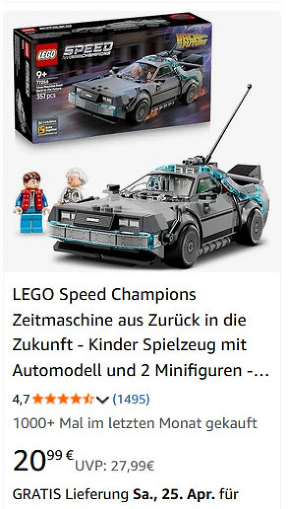 [21/04/2026] Selbst ohne Prime sollte er gerade eben noch zeitnah geliefert werden - jetzt steigt die Lieferzeit wieder.