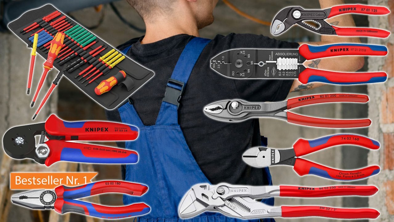 [12/04/2026] Amazon verbilligt Knipex: Crimpzange für 16,32 €, Kombizange für 13,48, Twingrip für 17,78, Cobra, Zangenschlüssel, Wera VDE ... (1)