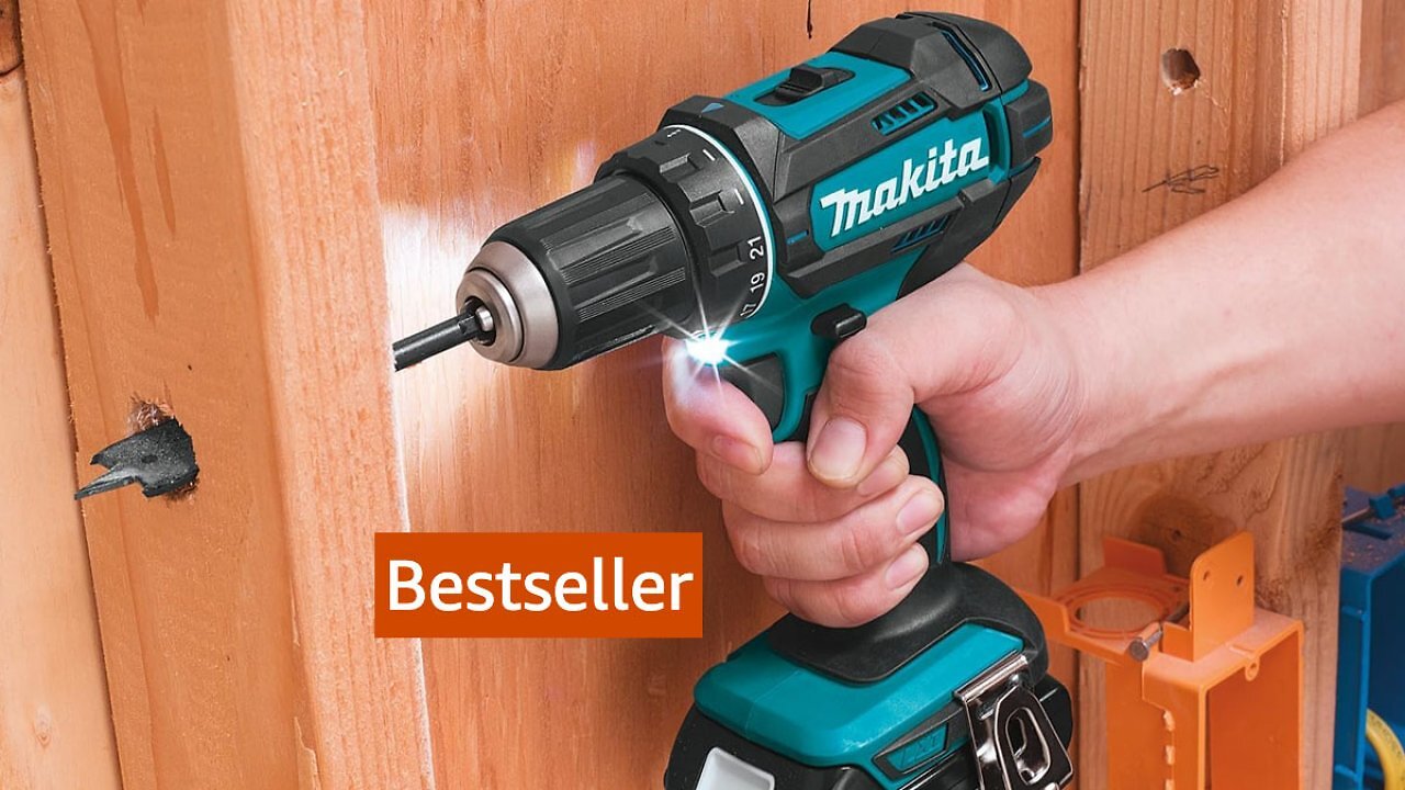 Meistverkaufter Akkuschrauber nur 64€: Makita 18V Bohrschrauber bei Amazon günstiger als in jedem Baumarkt