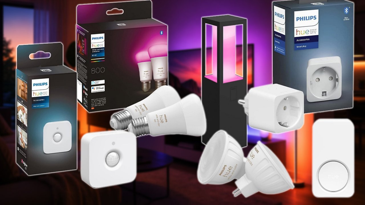[23/04/2026] Amazon reduziert Philips Hue und schenkt 30 % Rabatt obendrauf: Lightstrip, Stehleuchte, Stecker & mehr