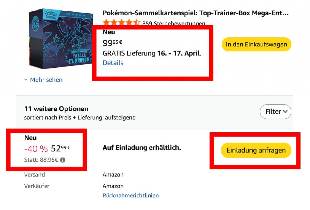 Pokémon Sammelkarten Einladung Anfrage