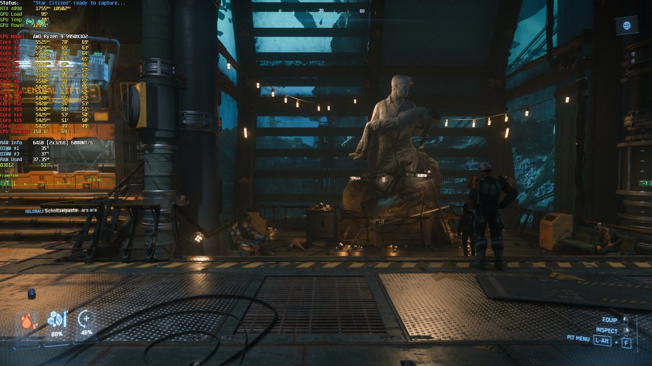 [30/04/2026] Prozessorfresser Star Citizen im Benchmark-Test: Krieg der Kerne mal anders (5)