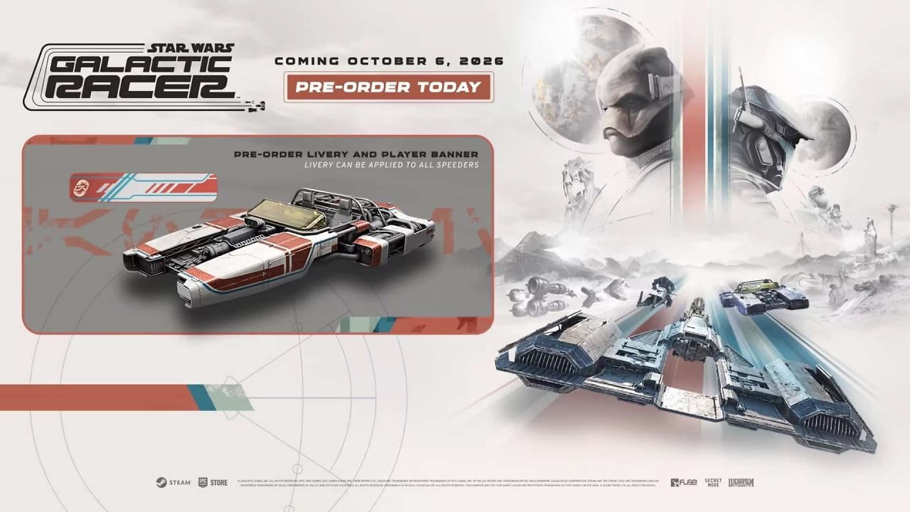 [26/04/2026] Die geleakte Standard-Edition zu Star Wars: Galactic Racer.&nbsp;