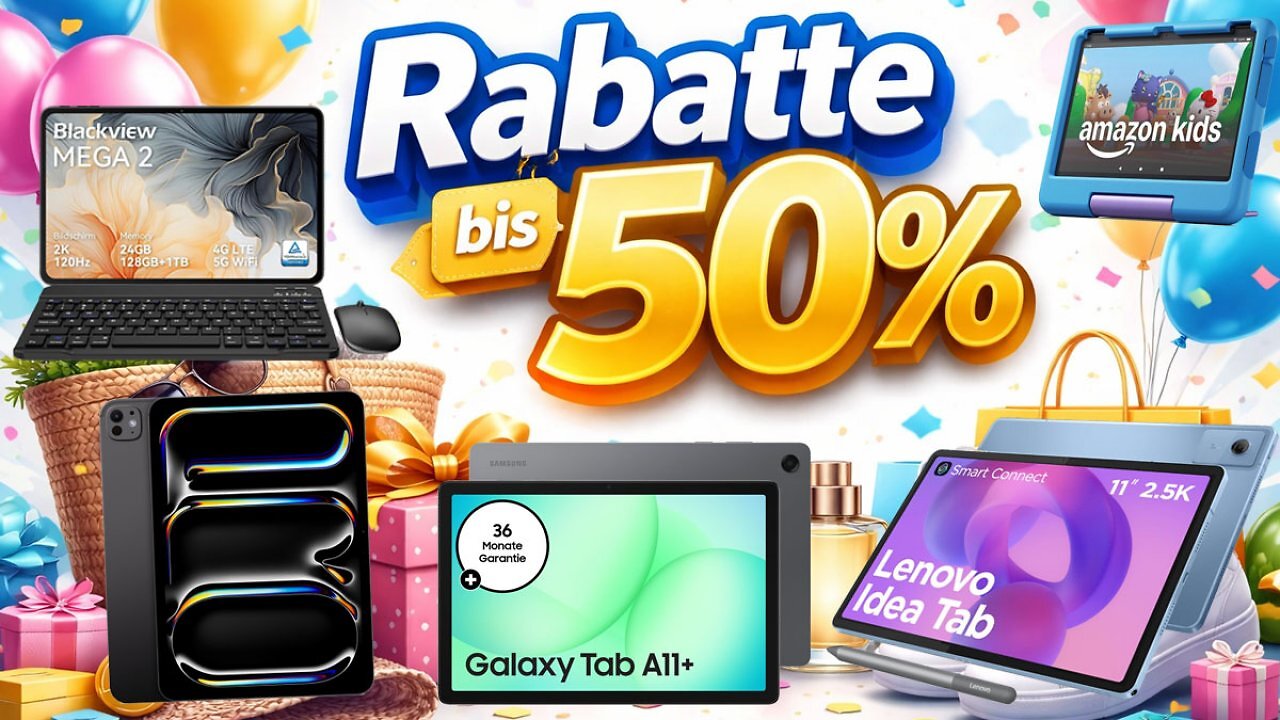 Bei Amazon gibt's zu Ostern Tablet-Deals ab 80 Euro: Samsung, Apple iPad, Lenovo, Fire HD Kids & mehr