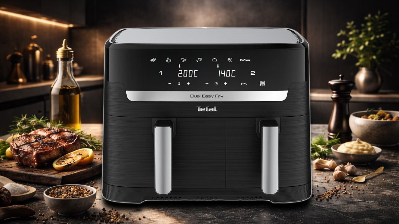 [08/04/2026] Ninja vorne, Tefal billiger: 48 % Rabatt machen die Dual Easy Fry bei Amazon gerade richtig spannend