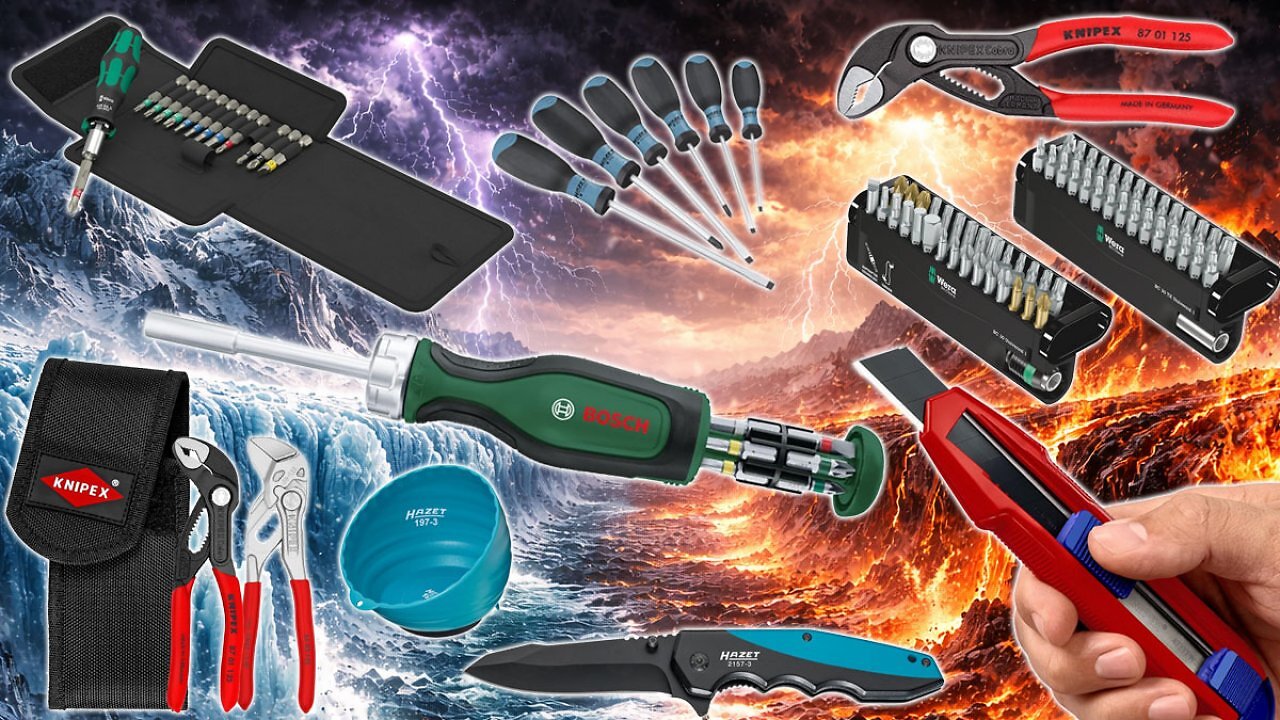 [19/04/2026] Ab 11 € bei Amazon: Wera-Bits, Knipex Cobra, Hazet Messer & Schraubendreher, Bosch Ratschenschrauber und mehr