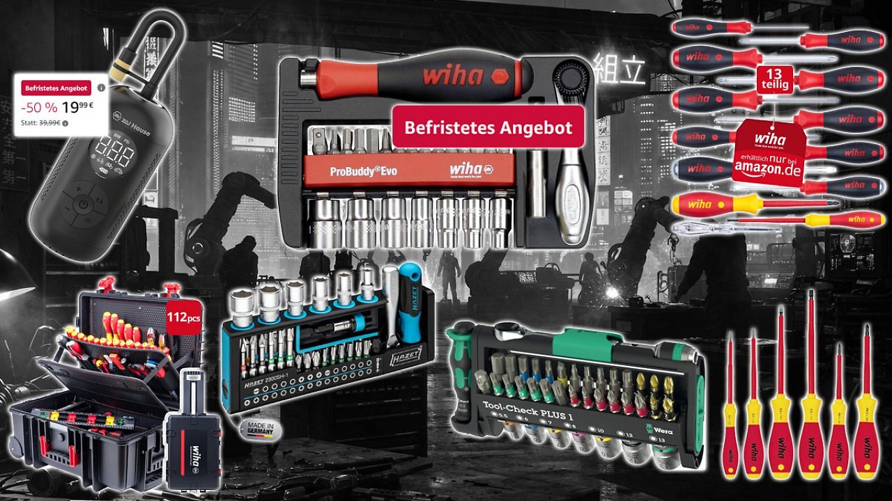 [07/04/2026] Wera Tool-Check und Hazet Smartholder zu teuer? Wihas Alternative ist befristet klar günstiger (1)