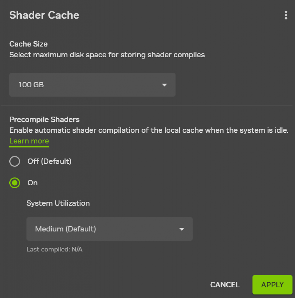 [01/04/2026] Nvidia App: Automatische Shader-Kompilierung startet als Beta