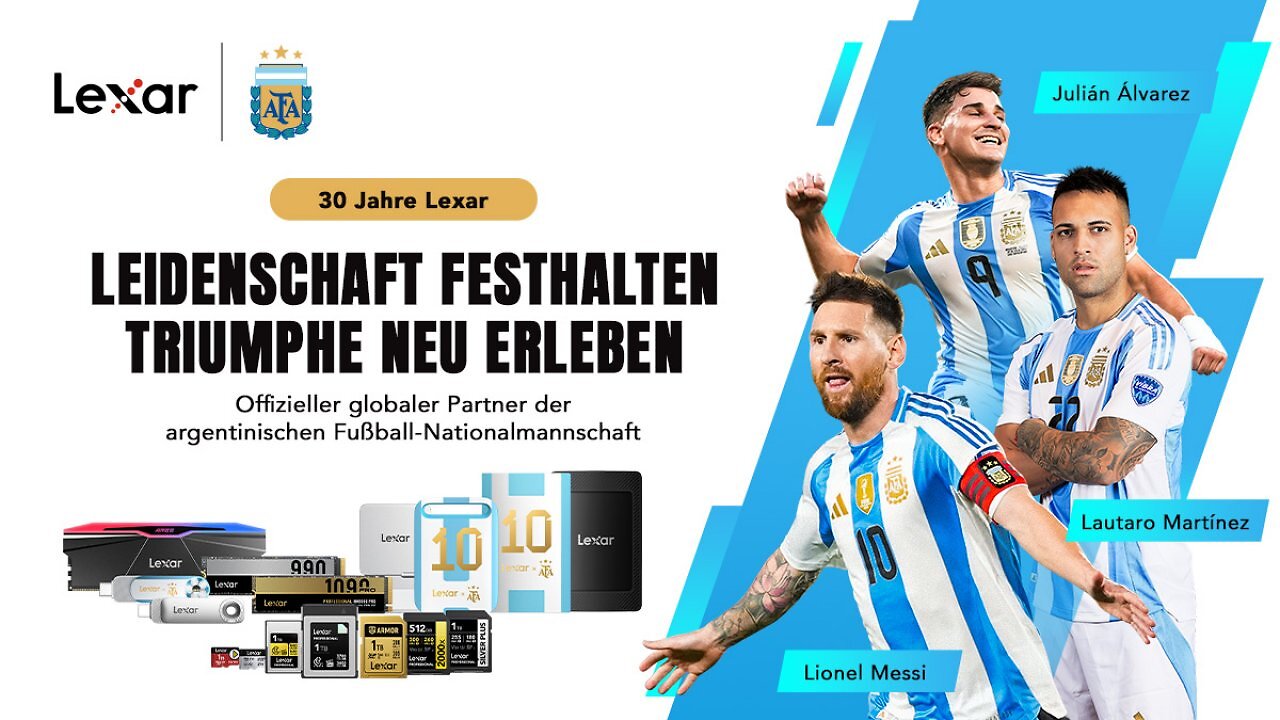 [26/05/2026] 30 Jahre: LEXAR feiert Jubiläum mit globaler Partnerschaft und neuen SSD-Designs (2)