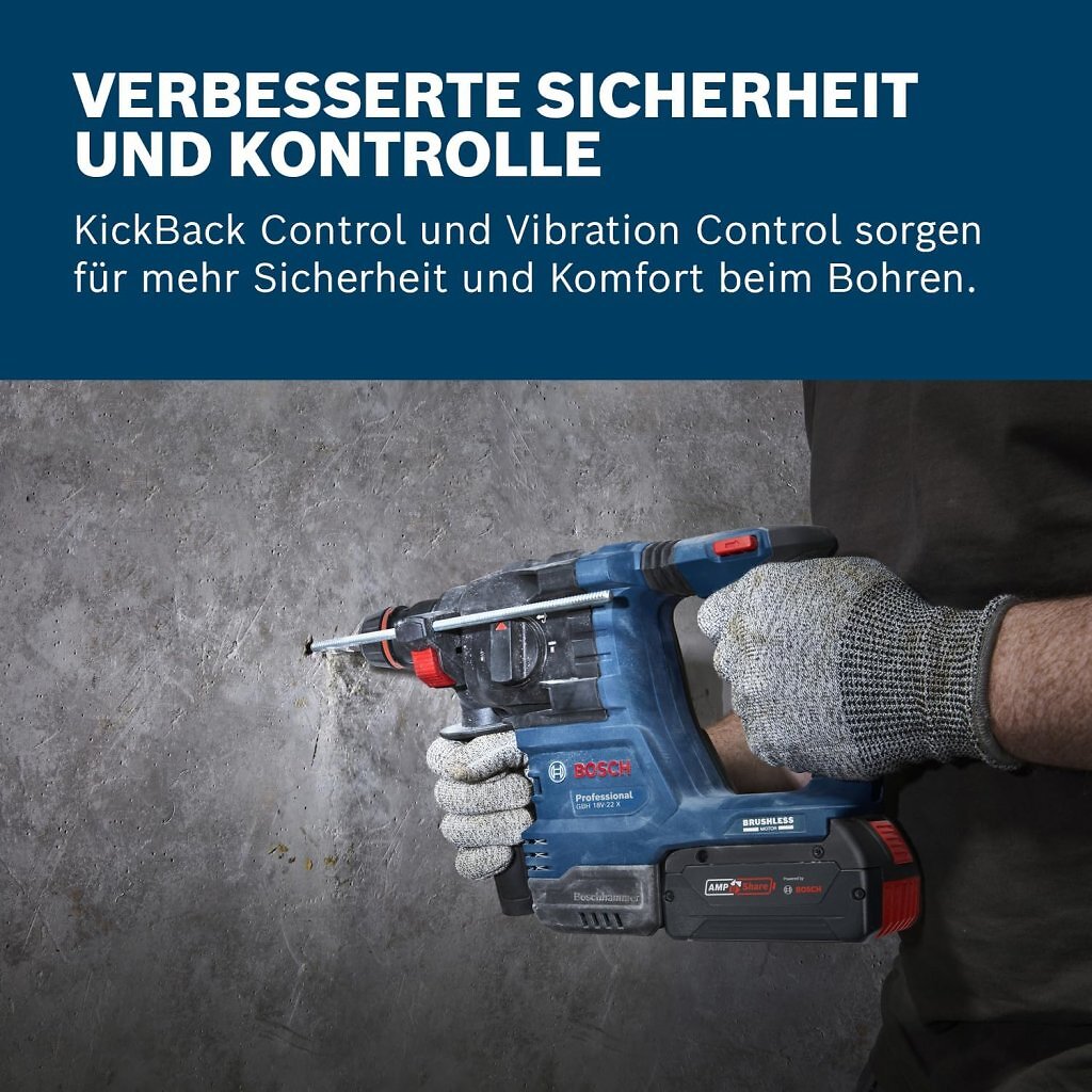 [12/05/2026] Amazon stellt auf Bestpreis: Bosch Akku-Bohrhammer 18V - solange Aktionsvorrat reicht