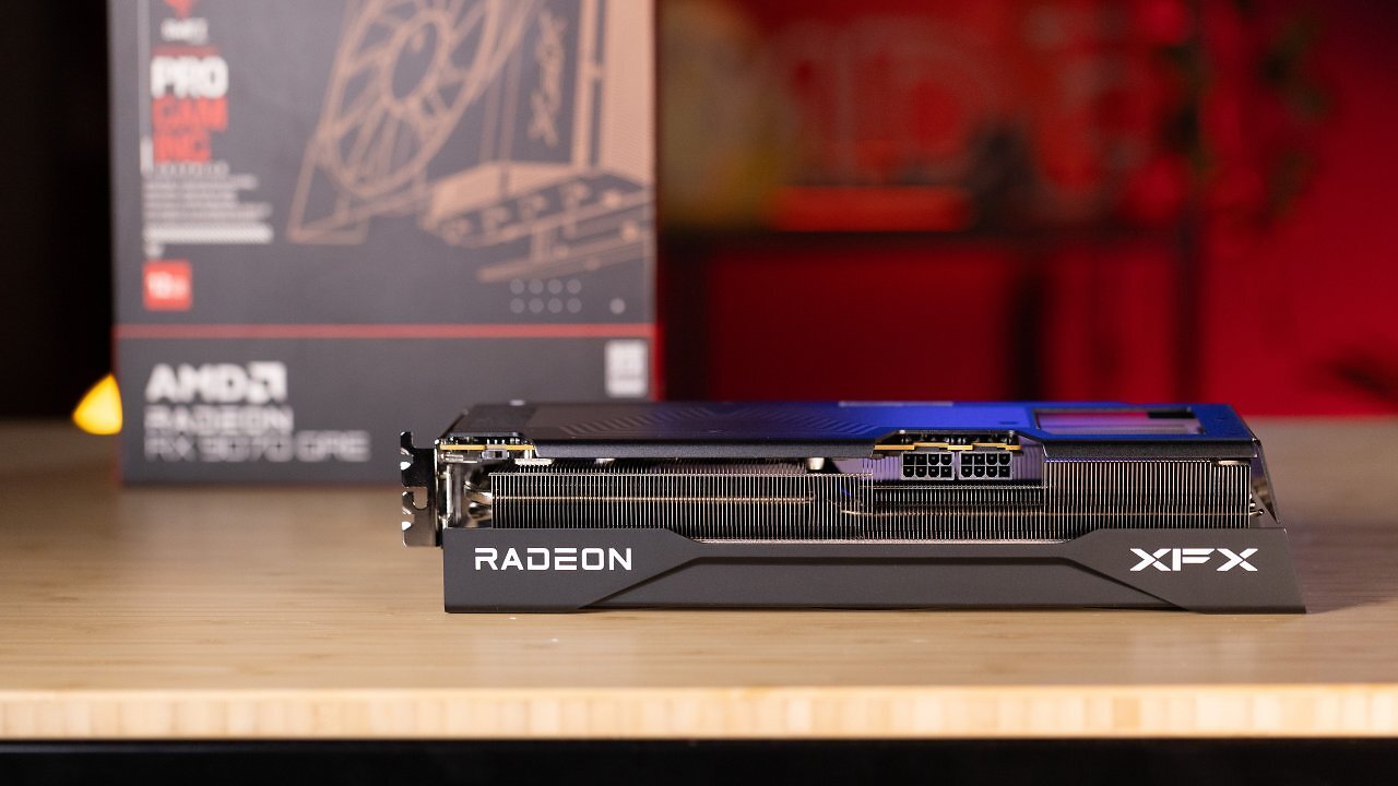 [05/22/2026] Radeon RX 9070 GRE review, again: AMD makes a point of advertising the card's use of traditional power connectors.