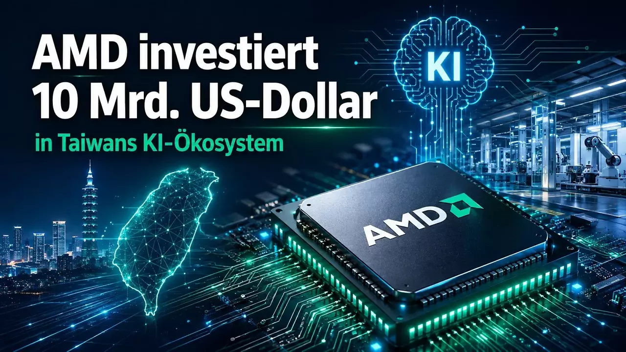 [21/05/2026] AMD investiert mehr als 10 Milliarden US-Dollar in Taiwan