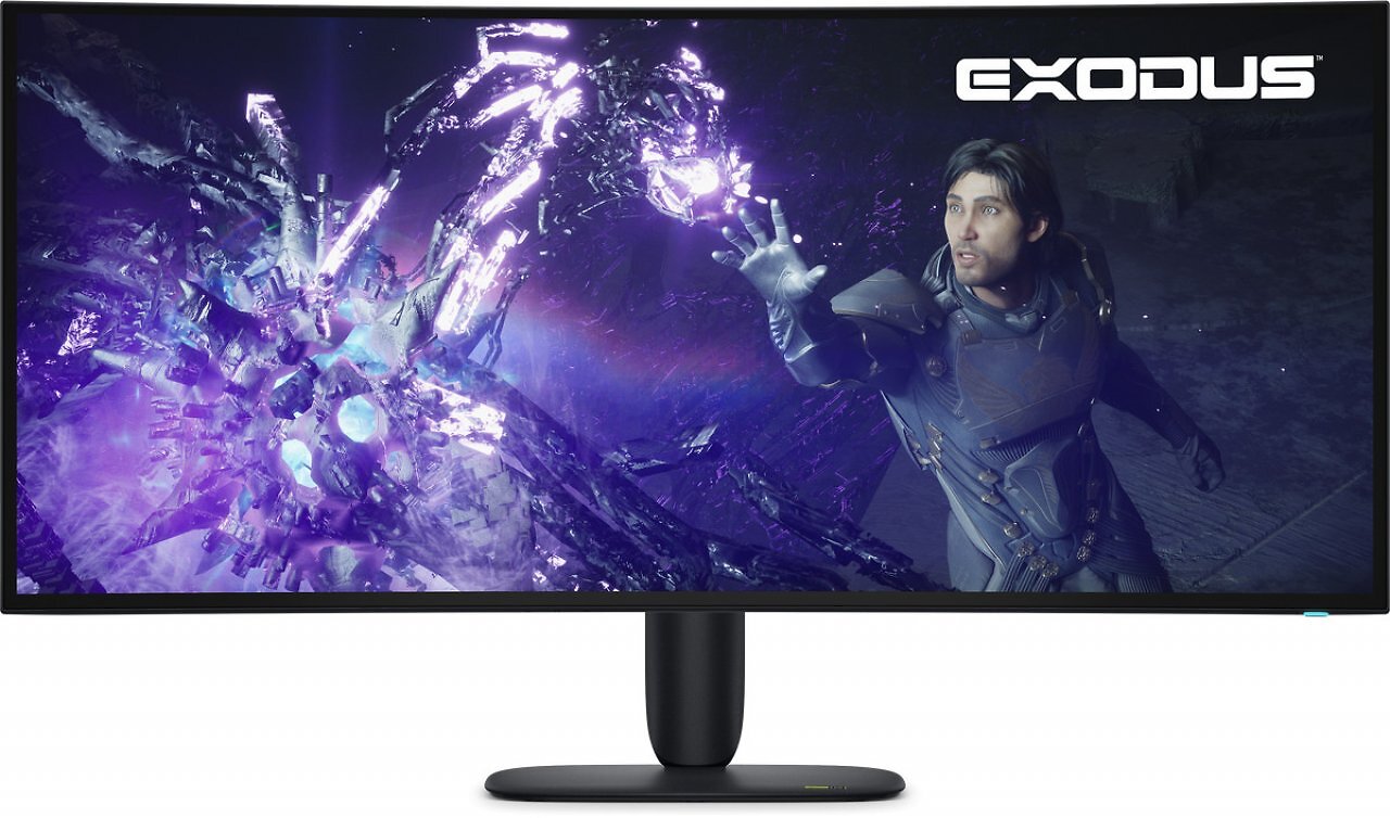 [29/05/2026] Der Alienware AW3926QW setzt auf ein 38,9 Zoll großes OLED-Panel mit 5.120 × 2.160 Pixeln und 1.500R-Krümmung.