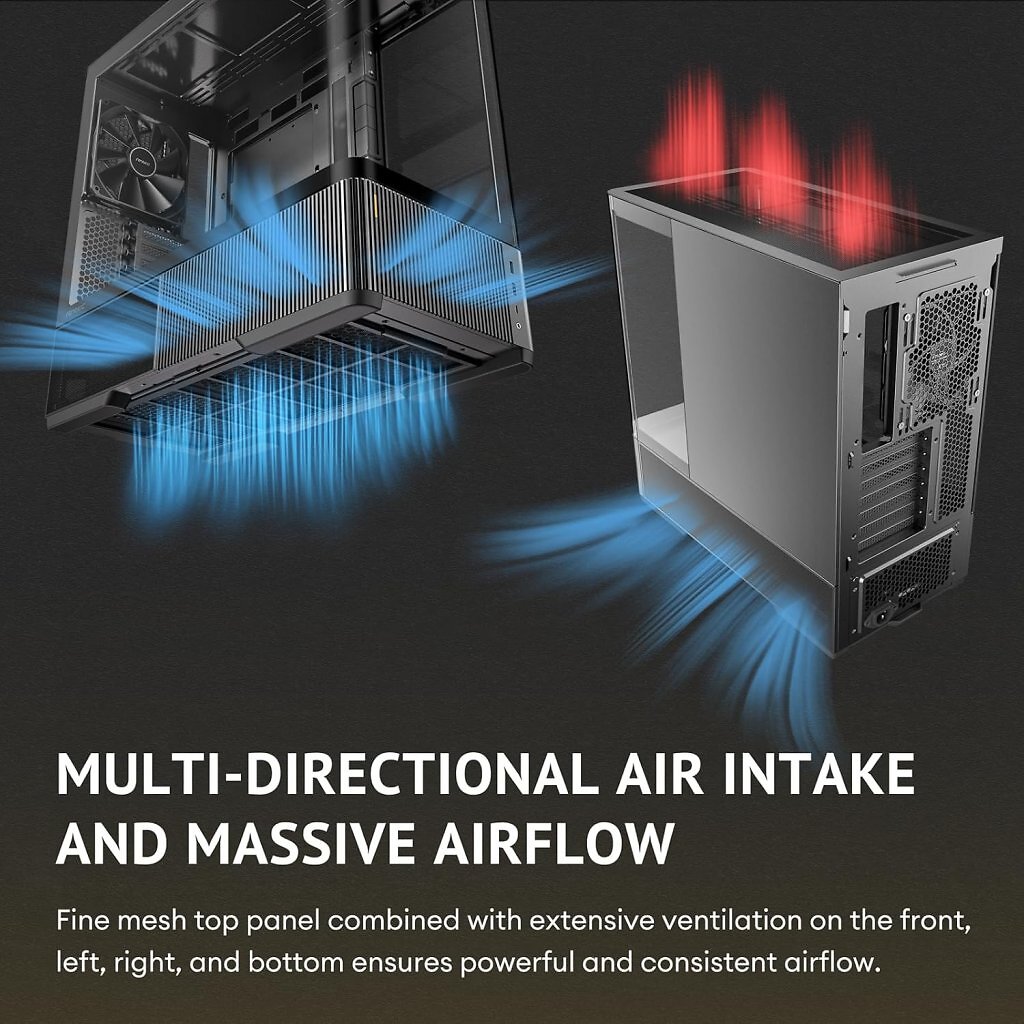 [13/05/2026] Das C6 Curve Air soll Frischluft nicht nur aus einer Richtung ansaugen, sondern über mehrere Öffnungen im unteren und seitlichen Bereich.
