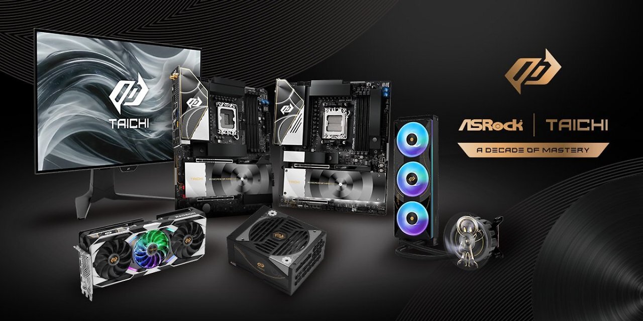 [31/05/2026] Asrock stellt die Radeon RX 9070 XT Taichi 10th Anniversary Edition auf der Computex 2026 vor.