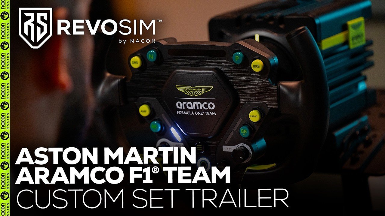 [09/05/2026] Hardware für Sim-Racing: Aston Martin F1 trifft auf Revosim - Lenkrad und Handschuhe