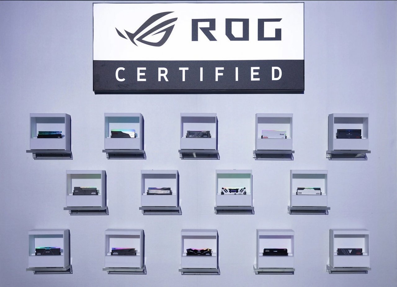 Insgesamt 17 DDR5-Speicherkits sind jetzt Asus ROG Certified