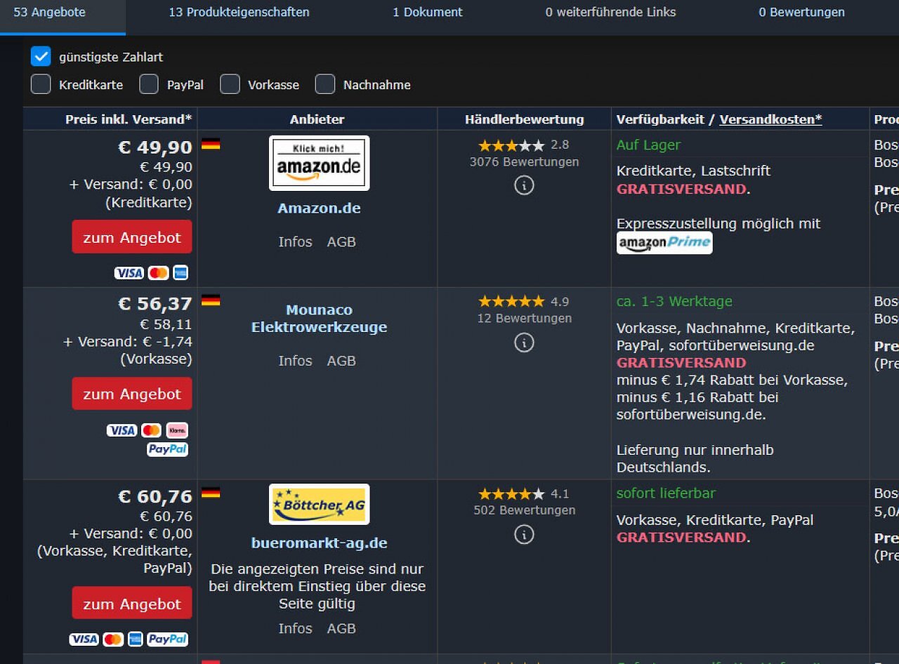Der 5 Ah große Bosch-Professional-Akku ist bei Amazon so günstig wie Monate nicht.