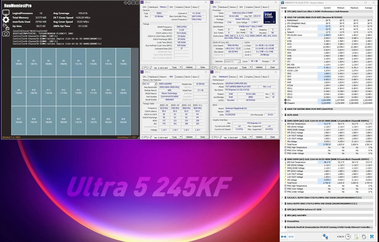 [08/05/2026] DDR5-8000