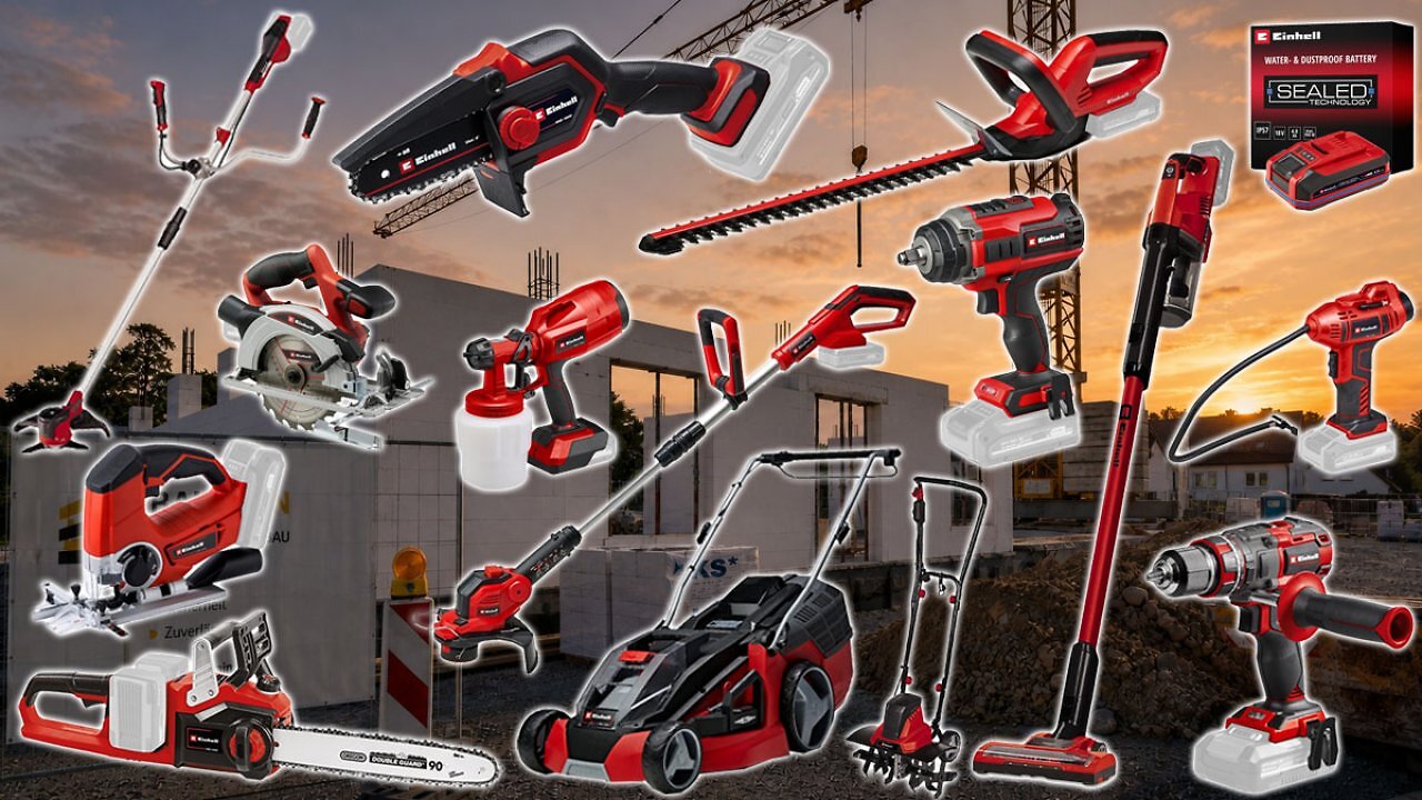 [06/05/2026] 48-Stunden-Sale bei Amazon: Einhell 18V unter Vergleichspreis - Kettensäge ab 61 €, Akkuschrauber, Kompressor, Rasentrimmer ... (1)