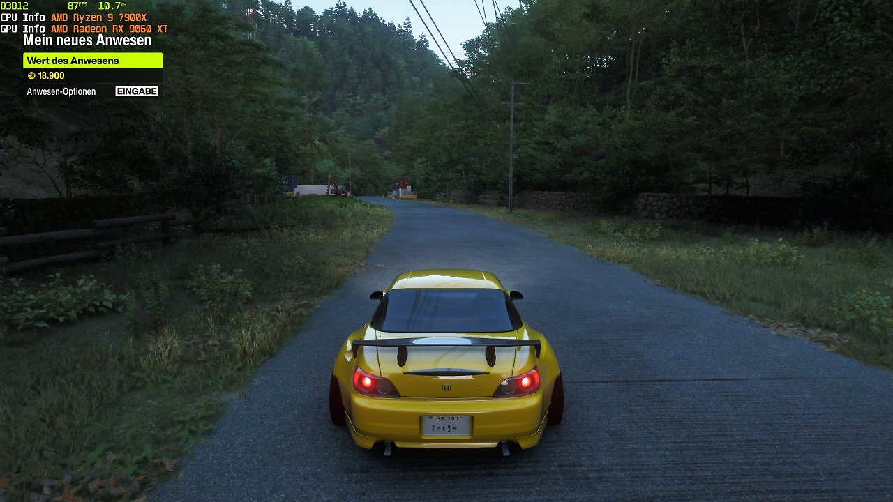 Forza Horizon 6 - RT-Vergleich - 01 - WQHD, FSR 4.1 Quality - Preset Extrem