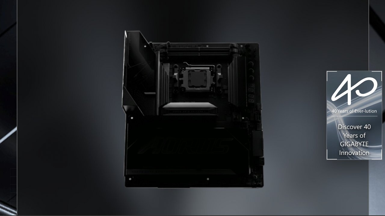 [28/05/2026] Gigabyte Aorus X870E Infinity zum 40. Firmen-Jubiläum
